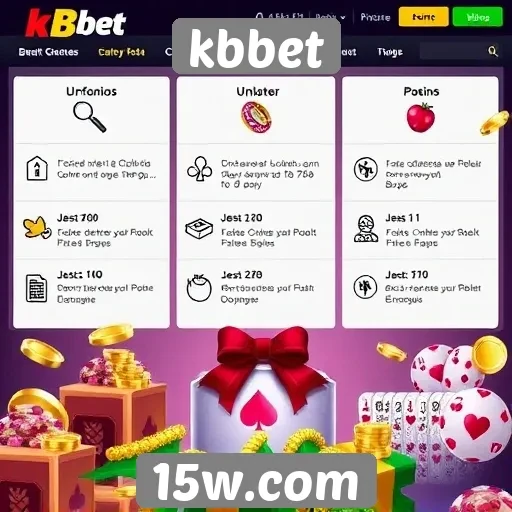 Características principais do site de jogos kbbet